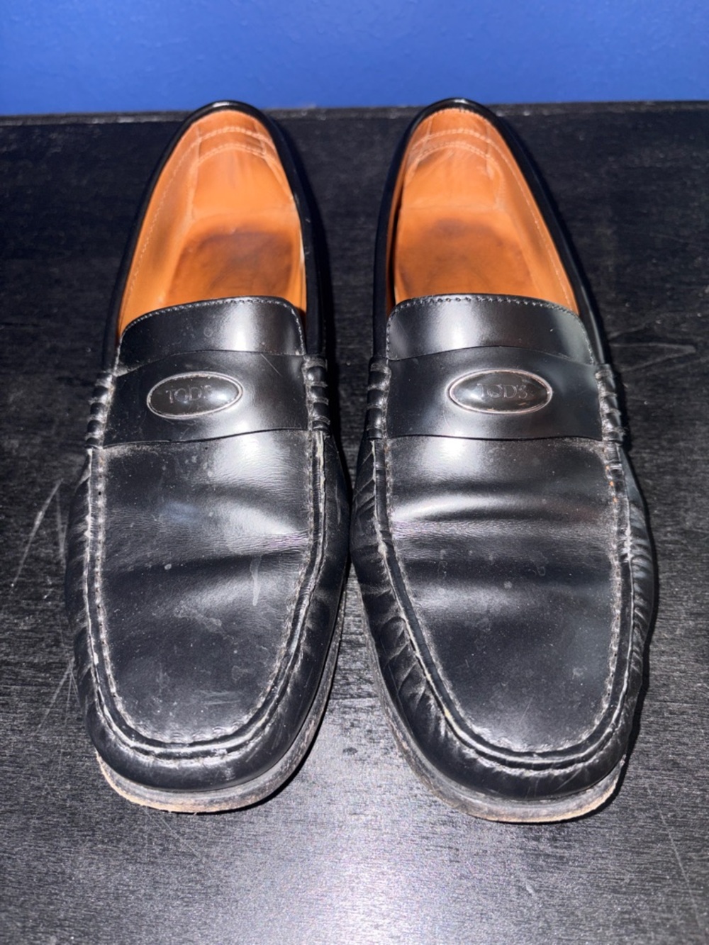 Tod’s City Gommino Loafers – Black Leather – Women’s 8.5